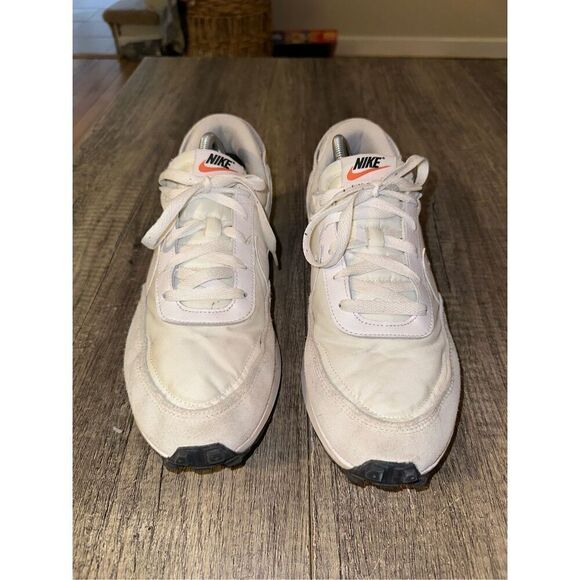 Nike Waffle Debut Shoes Men\'s Size 10 White Nylon Suede Sneakers main image 5